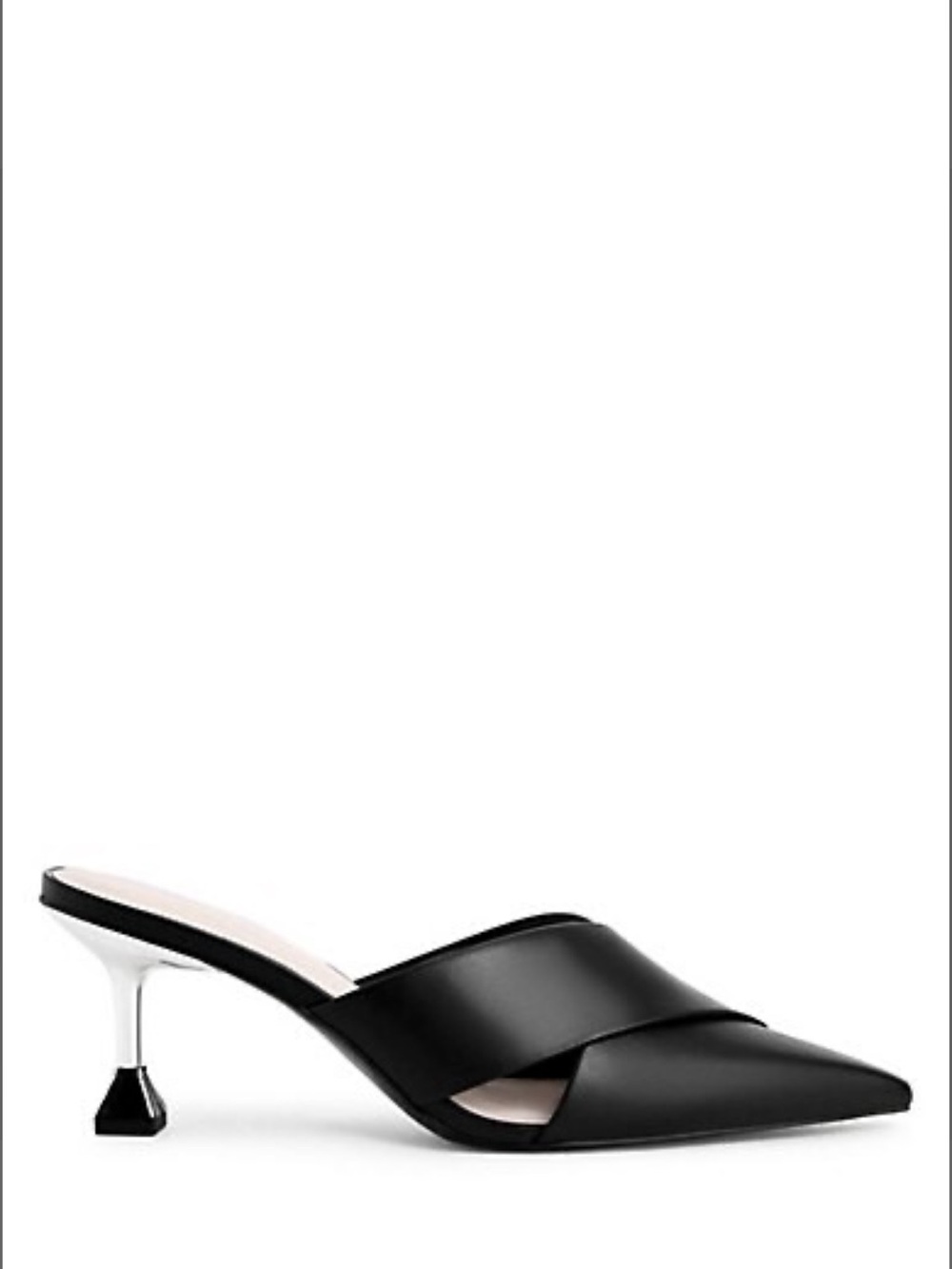 Heels mules ladies size 8 black Charles & Keith  new